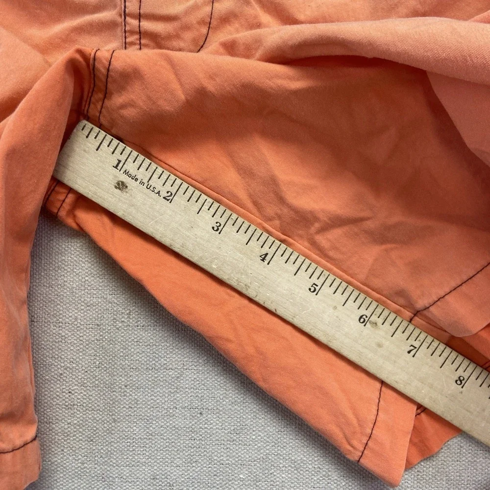 Vintage Polo Ralph Lauren Board Shorts Mens 30 YNC Orange Navy Swim